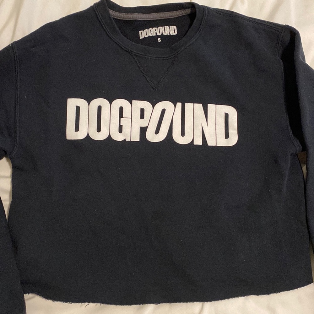 cropped exclusive Dogpound LA crewneck sweatshirt